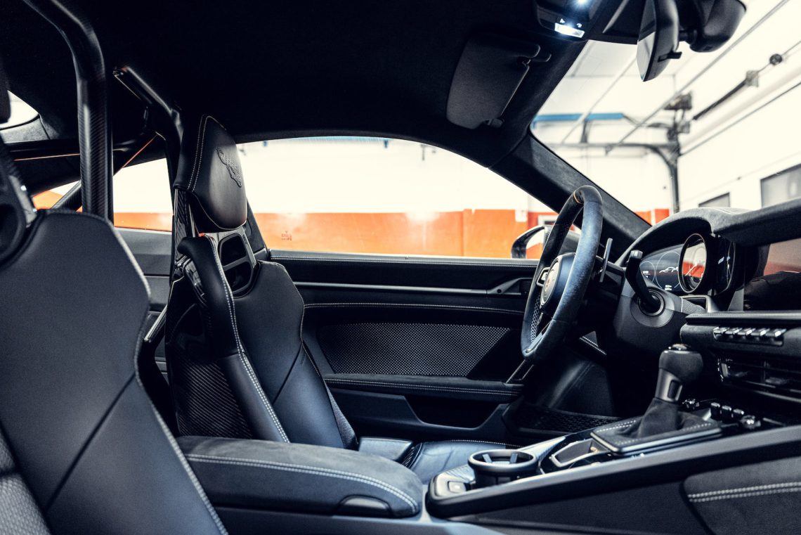 Het interieur van de Porsche 911 GT3 RS 2023