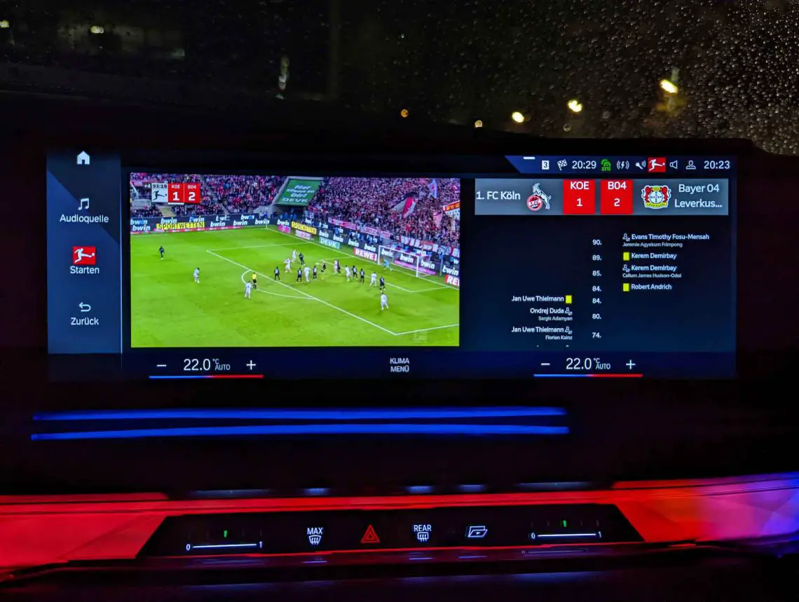 BMW et la Bundesliga dans la BMW Série 7