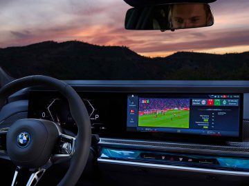 BMW und die Bundesliga im BMW 7er