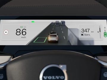 Google HD Maps in Volvo EX90