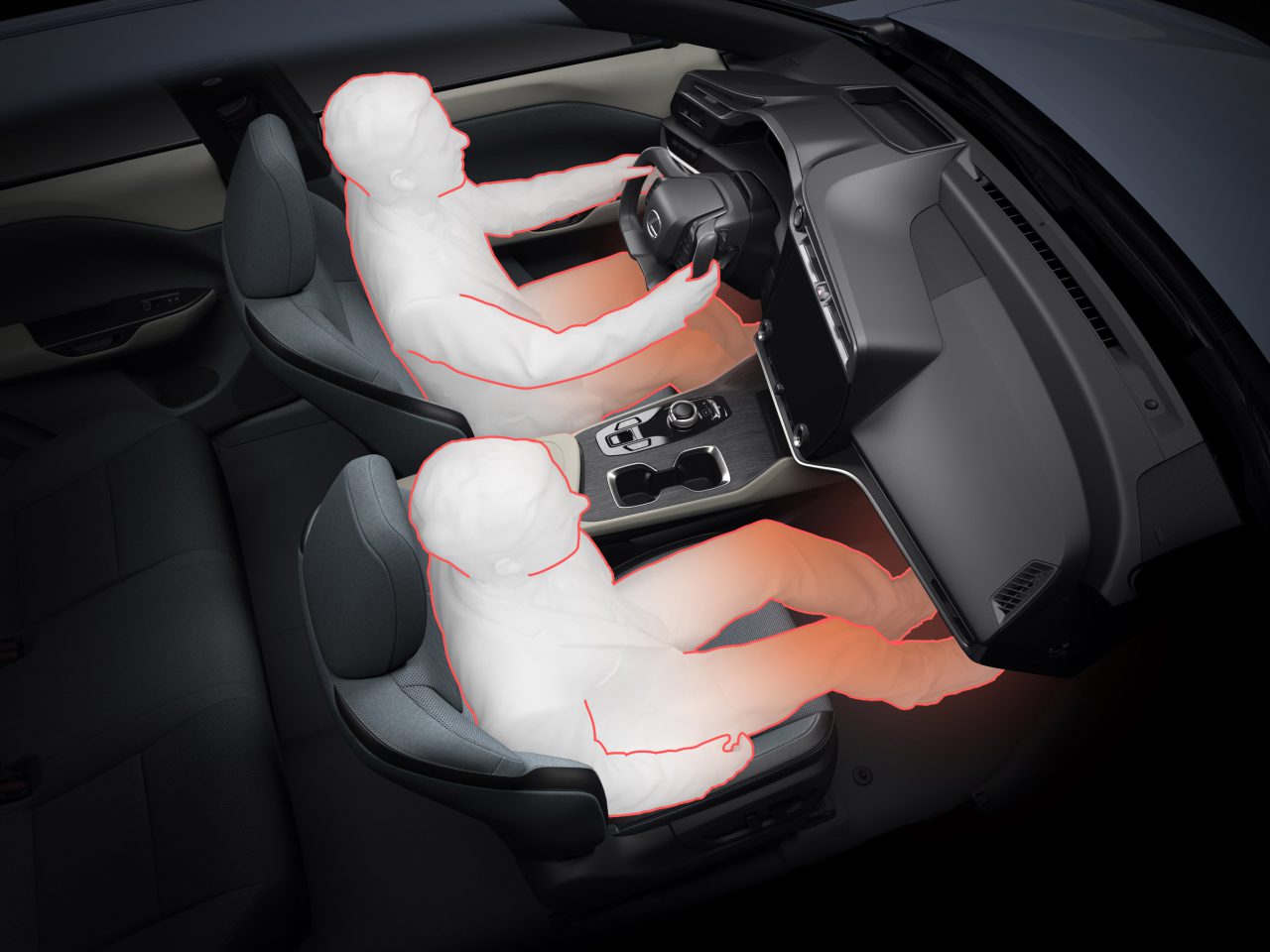 Lexus met stralingsverwarming