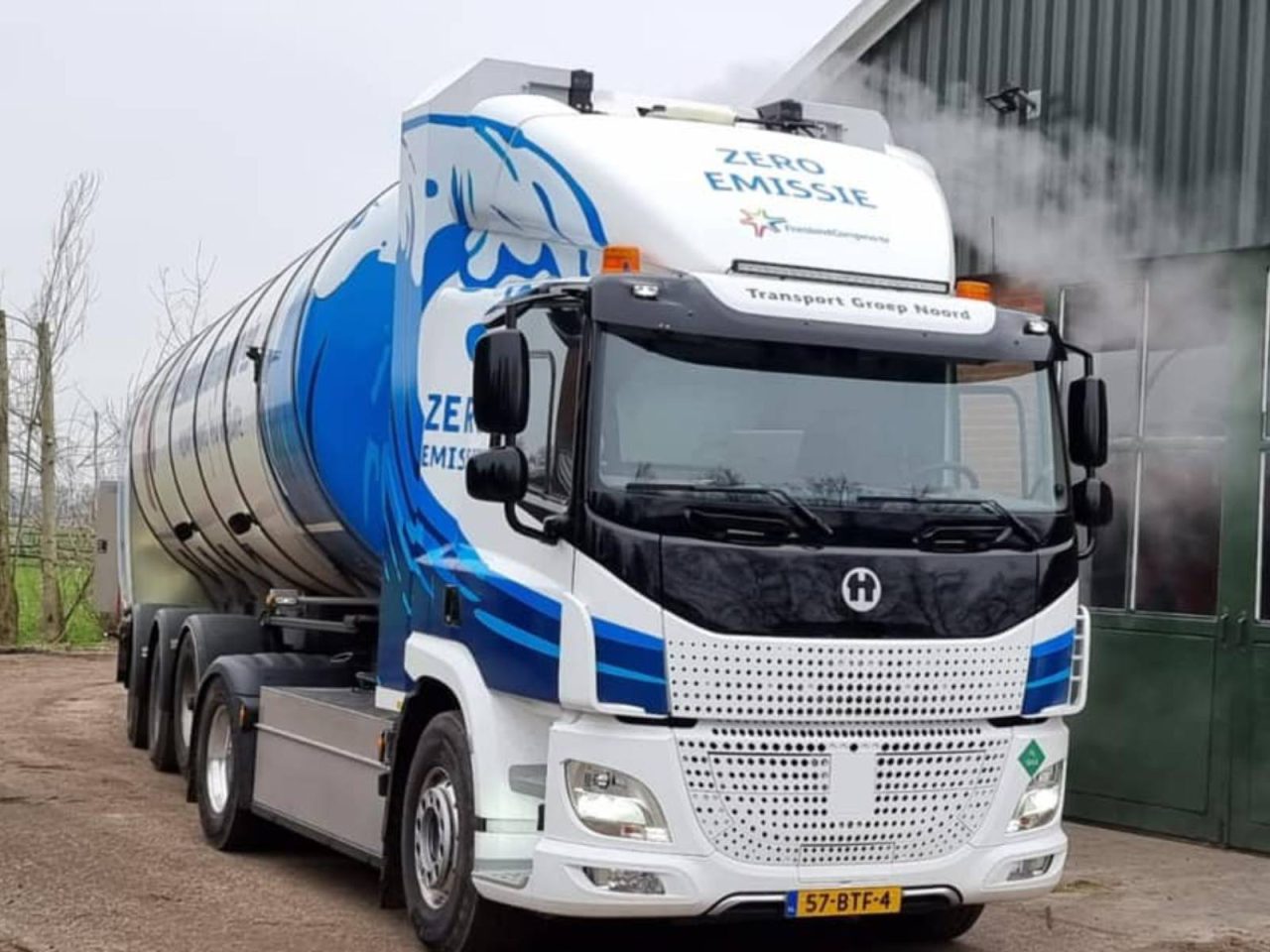 Waterstoftruck Melktransport