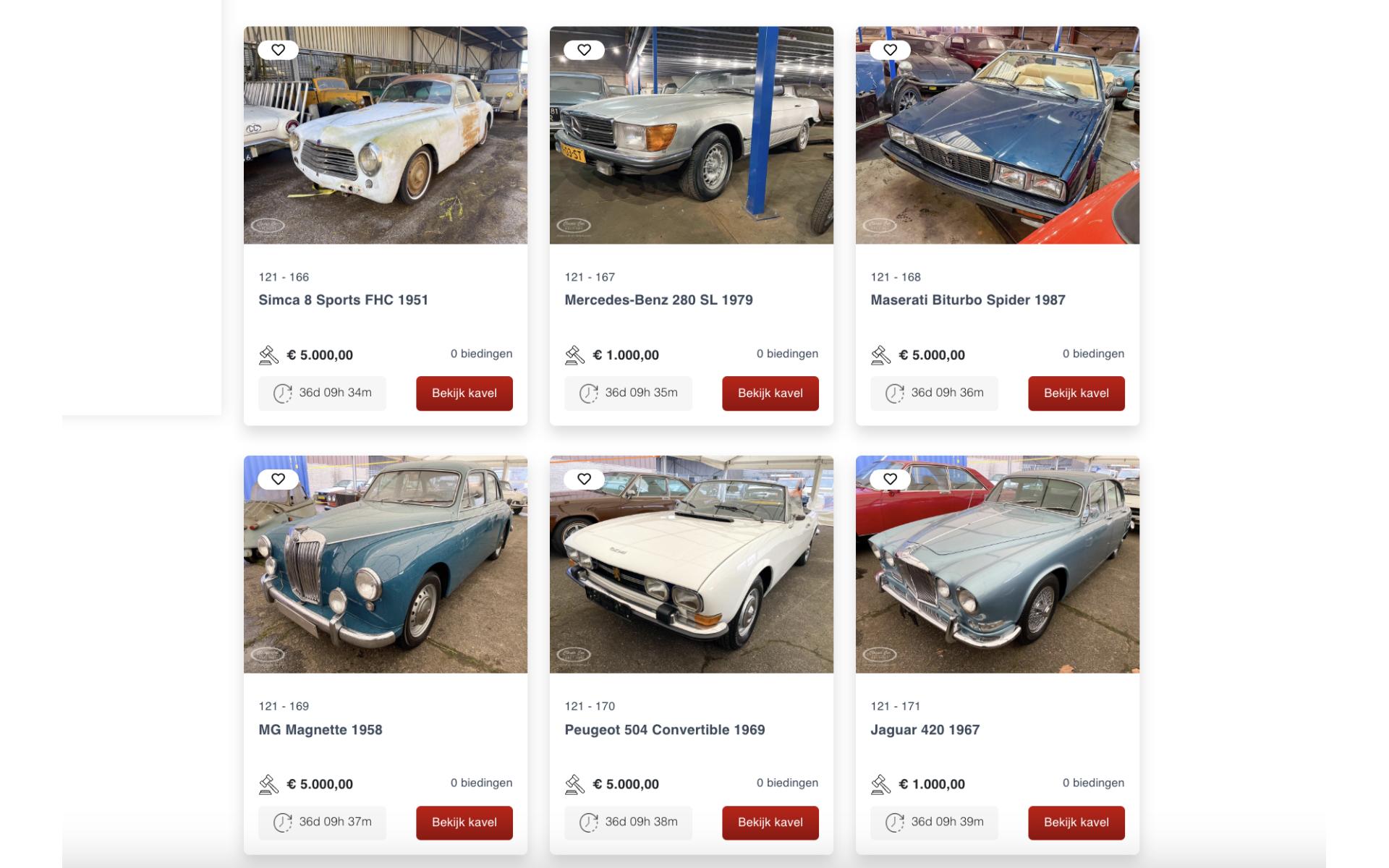The Palmen Barnfind Collection bekijk alle 236 voertuigen online!