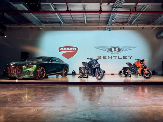 Bentley Batur y Ducati Diavel