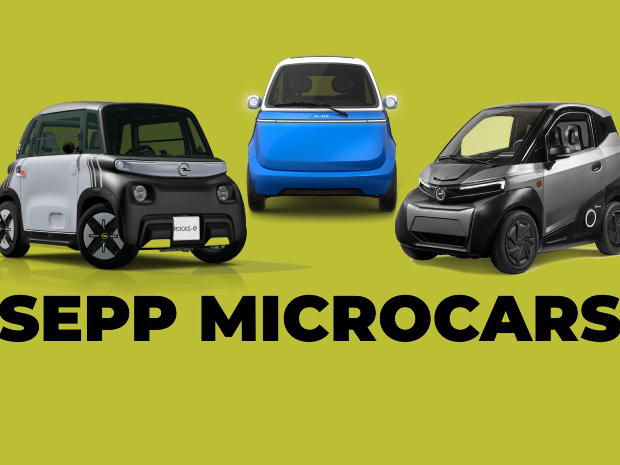 Oproep aan overheid SEPPsubsidie ook voor elektrische microcars!