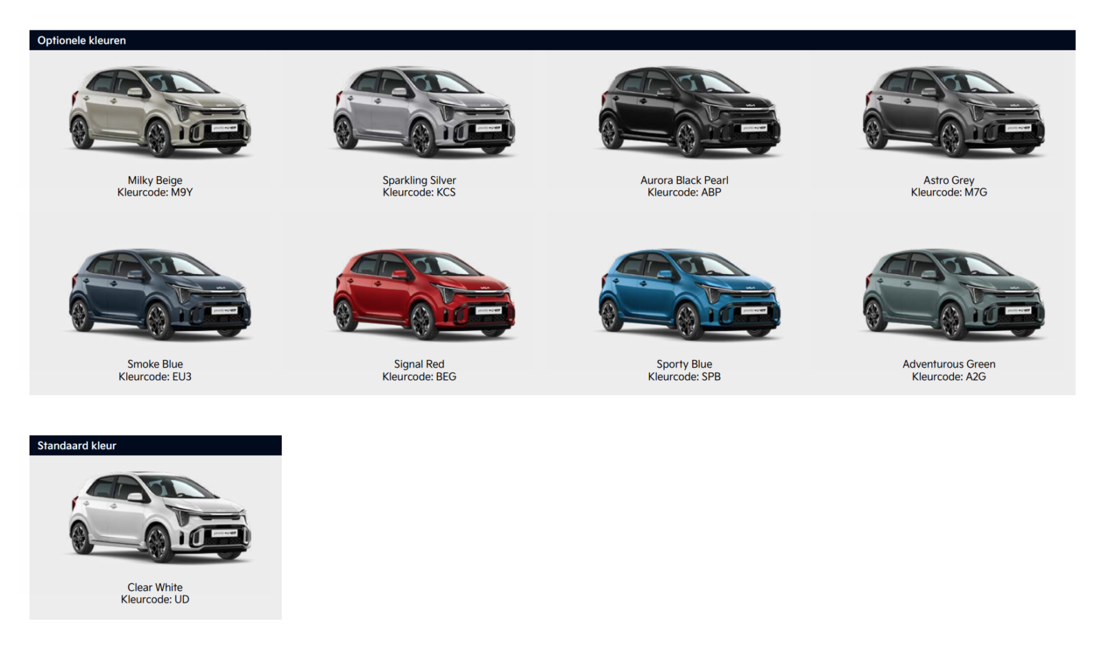 Kia Picanto 2024 Farben De Haus Blog
