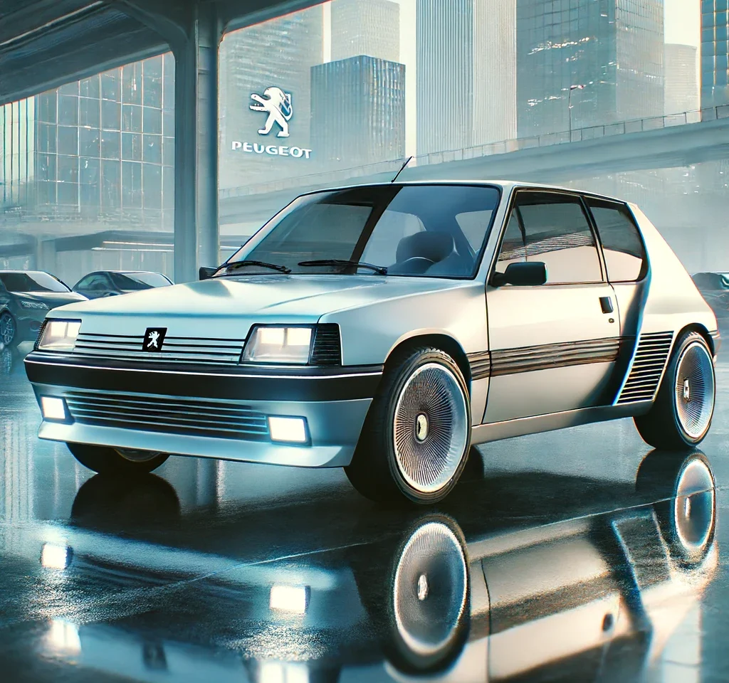 AI: Peugeot 205 van de toekomst