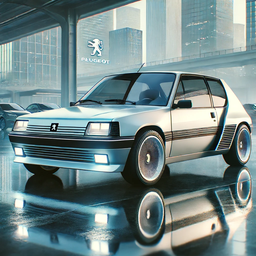 AI: Peugeot 205 van de toekomst