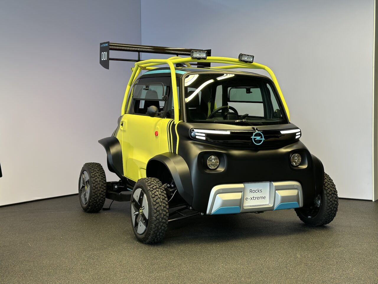 De mini-monstertruck van Opel: dit is de Opel Rocks e-Xtreme