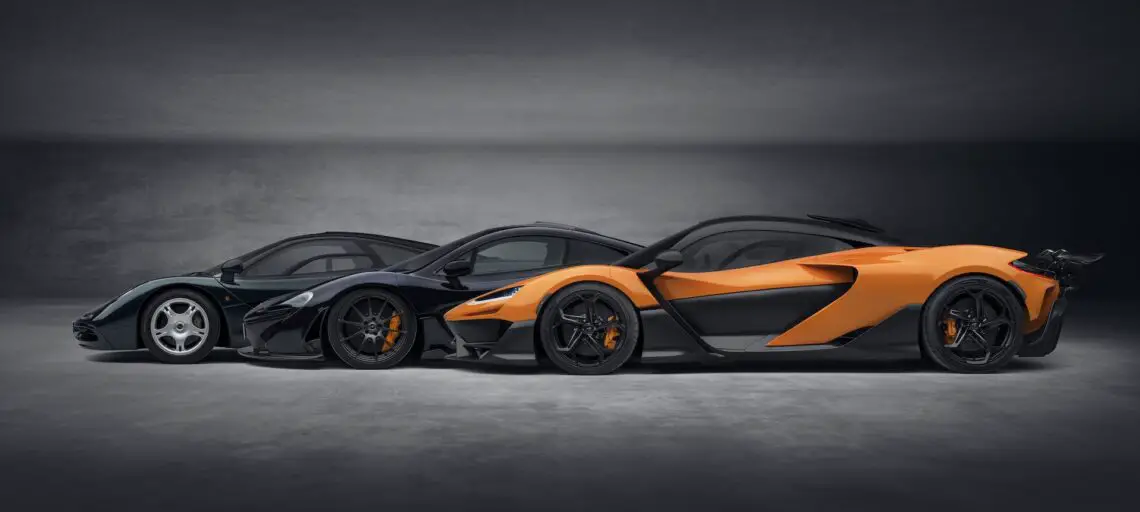 McLaren F1, McLaren P1 and McLaren W1