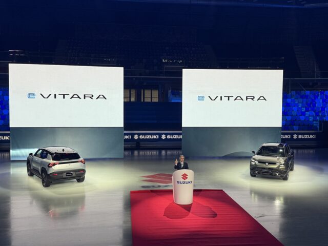 Suzuki CEO presenteert e Vitara