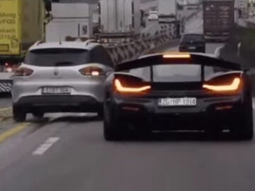 Video: Rimac Nevera ontwijkt Renault op het nippertje ...