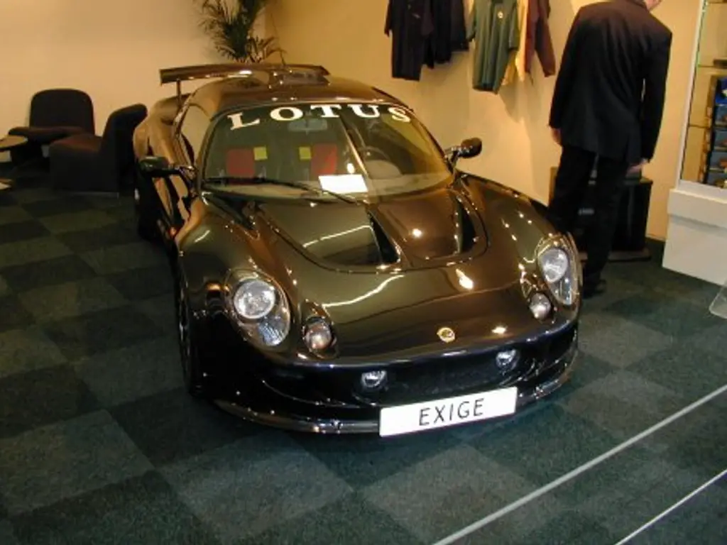 De Lotus Exige S1 zoals hij stond op de AutoRAI in 2001