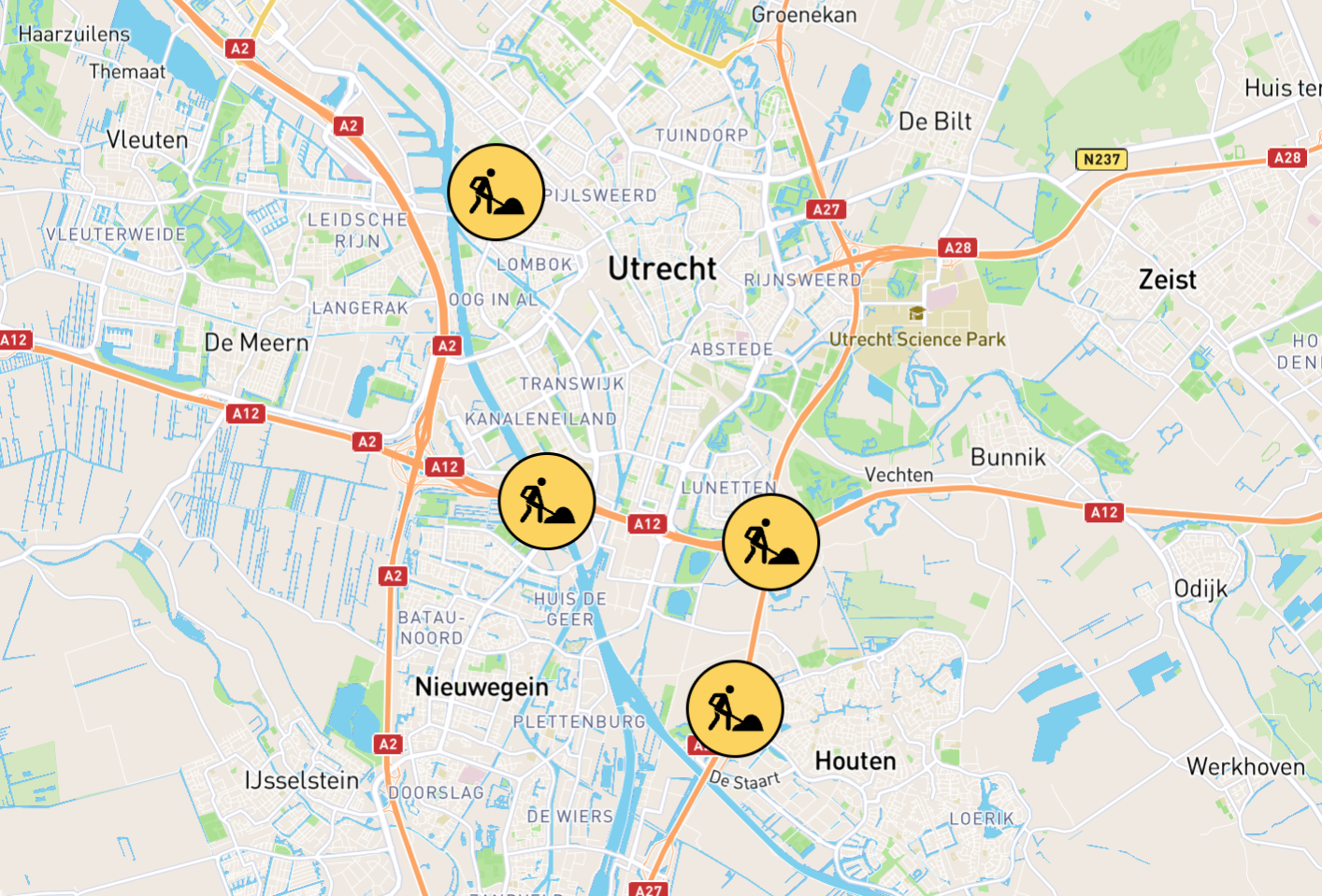 Werkzaamheden Utrecht 2025