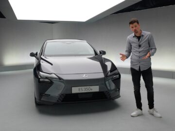 Lexus ES 350e met Bart Oostvogels van AutoRAI.nl