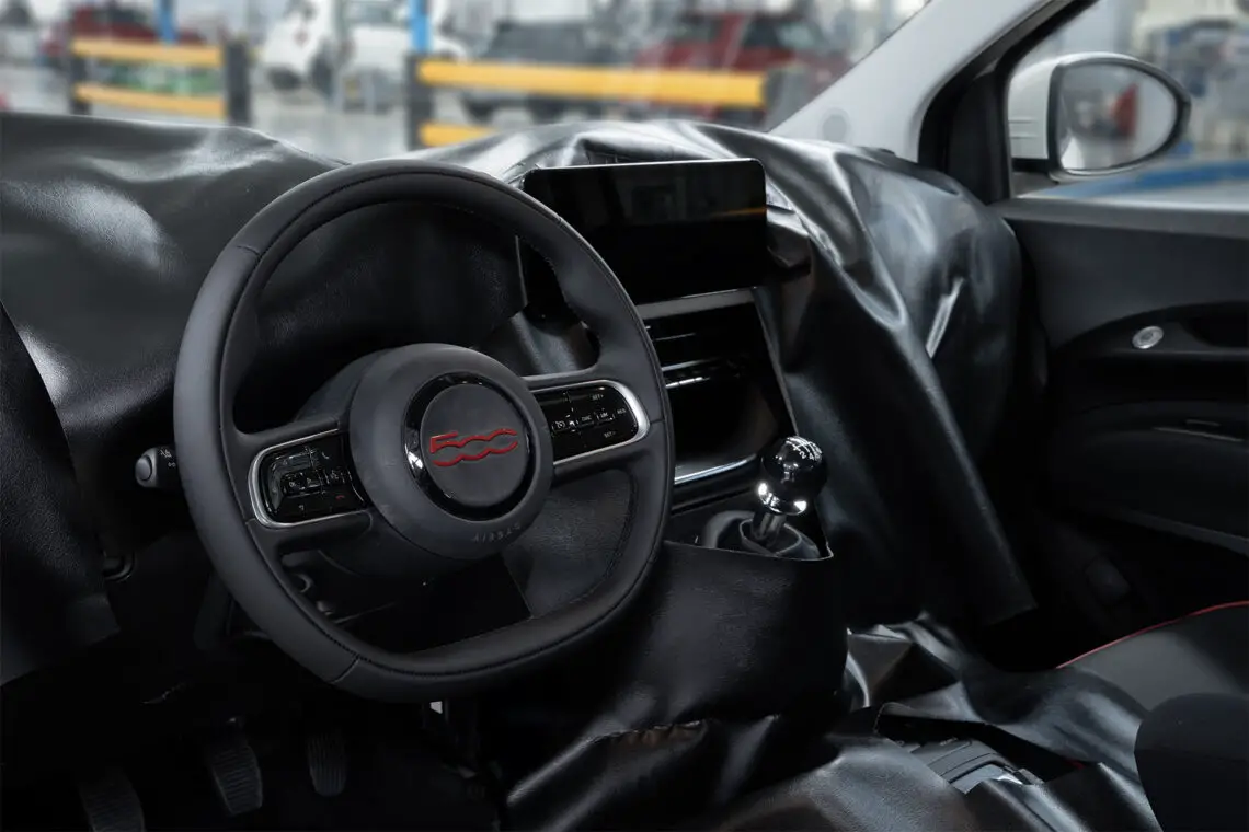 Interieur benzine fiat 500