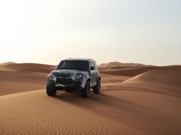 Dit is ‘m: de eerste échte rally-Defender! ...