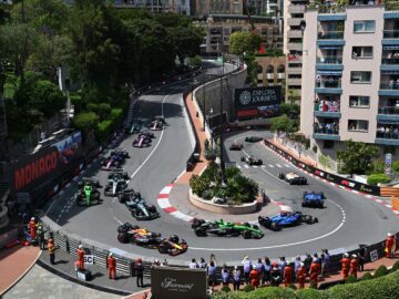 MONTE-CARLO, MONACO - MAY 25: Liam Lawson of New Zealand driving the (30) Visa C ...