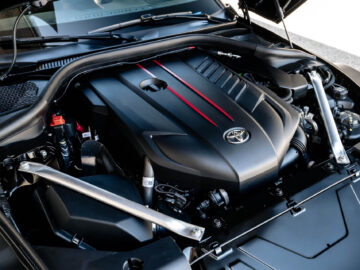 De motor van de Toyota GR Supra A90 Final Edition