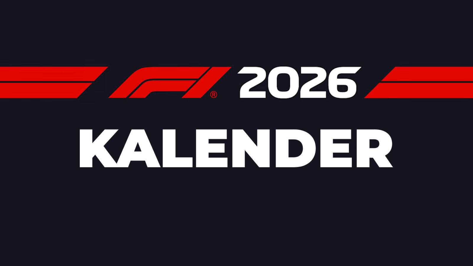 Formule 1-kalender 2026