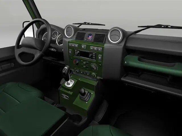 Interieur Land Rover Classic Defender V8 Churchill Edition