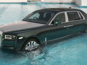 Rock-’n-roll: zo belandde deze Rolls-Royce van € 600.000 onlangs in een zwem ...