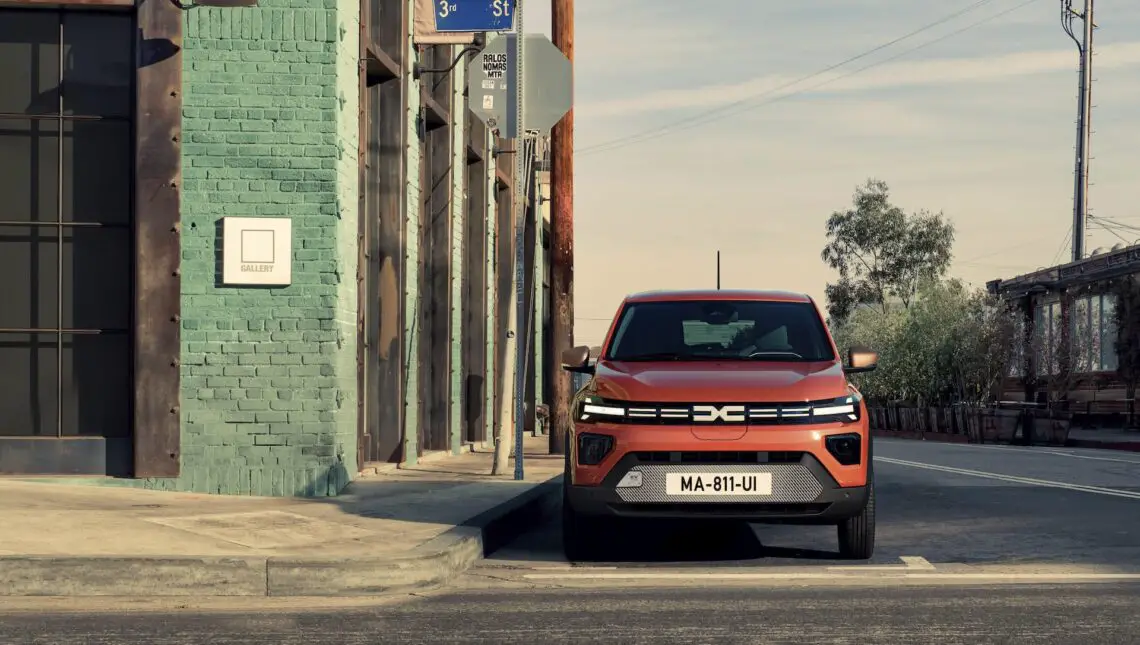 Voorkant Dacia Spring 2026