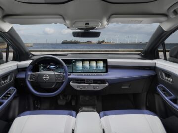 Het interieur van de nieuwe Nissan LEAF