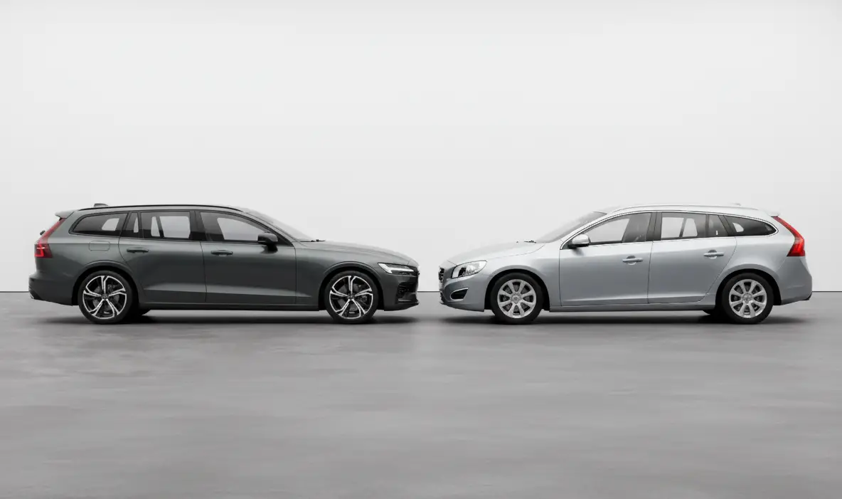 Volvo V60: oud en nieuw