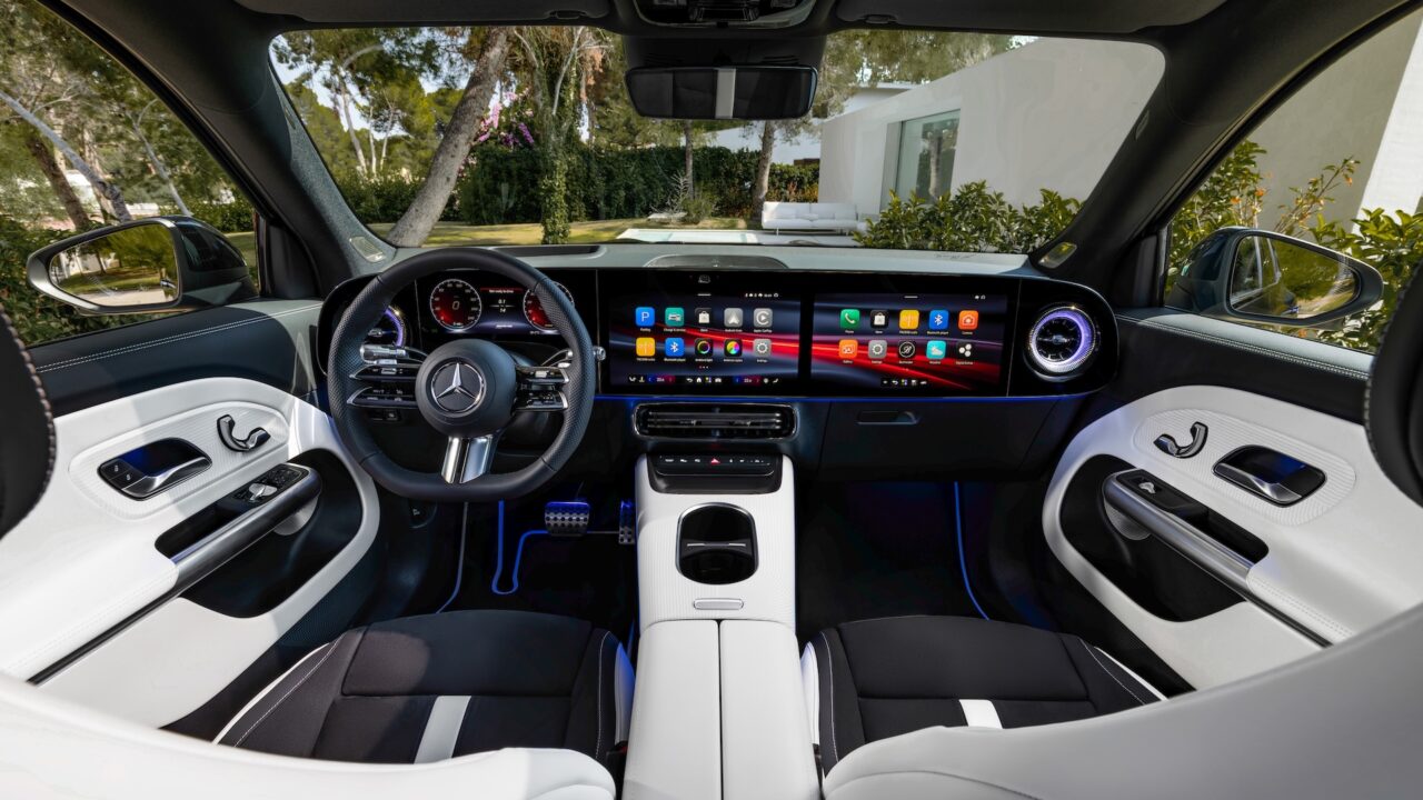 Het interieur van de nieuwe Mercedes-Benz GLB