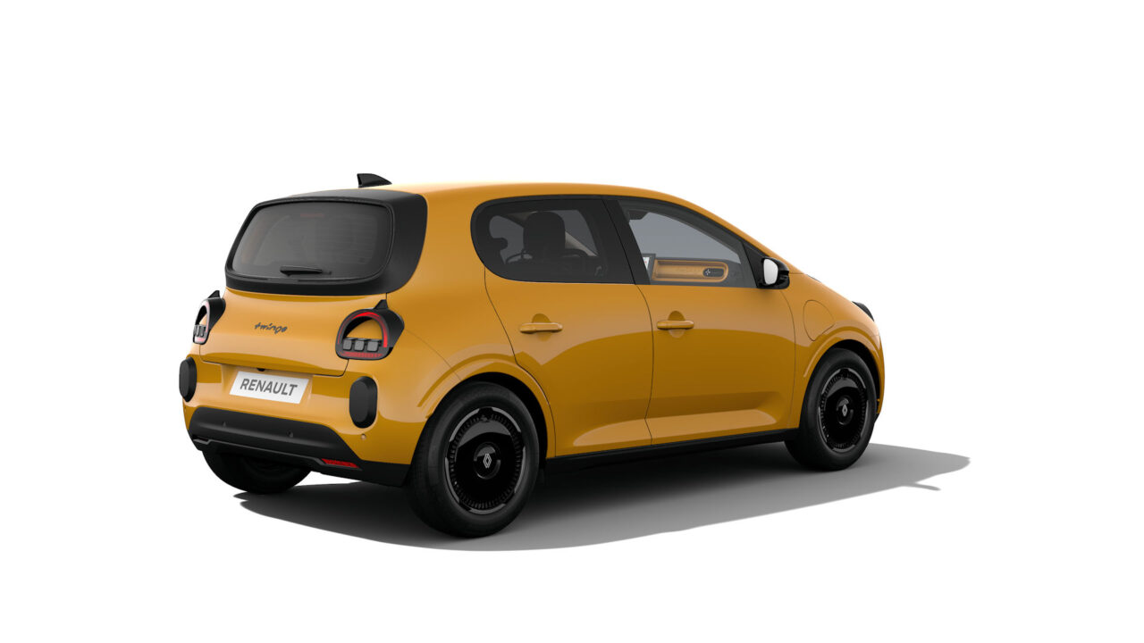 Achterkant Renault Twingo E-Tech Electric 2026