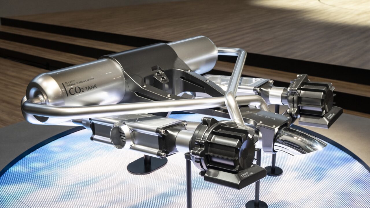 Mazda Mobile Carbon Capture-technologie