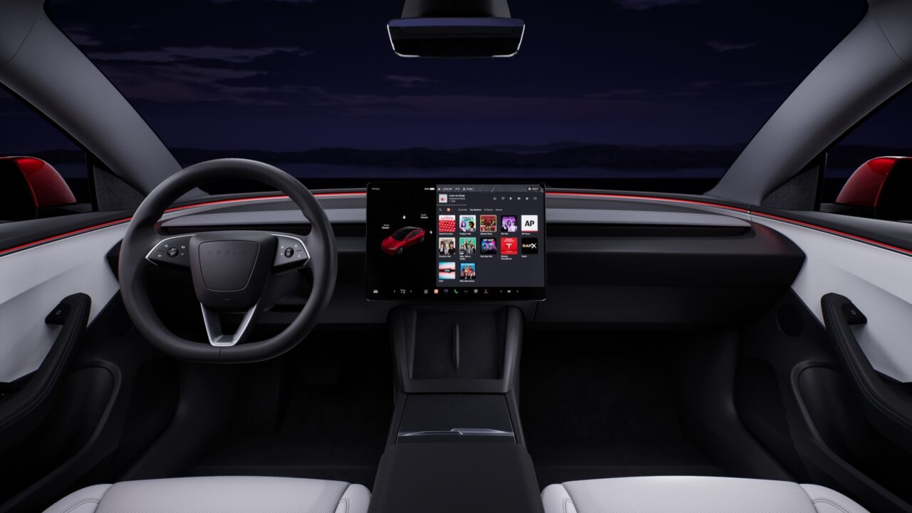 Tesla Model 3 Premium: interieur