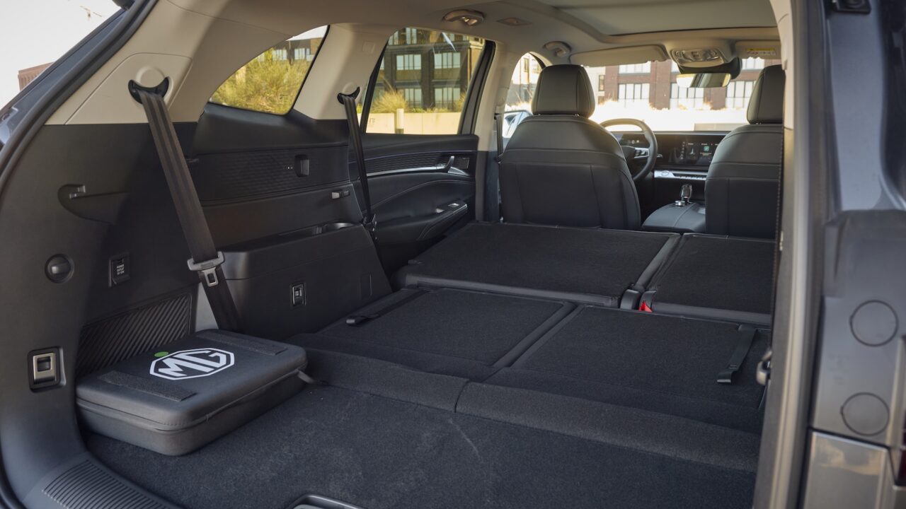 Bagageruimte MG S9 PHEV 2026