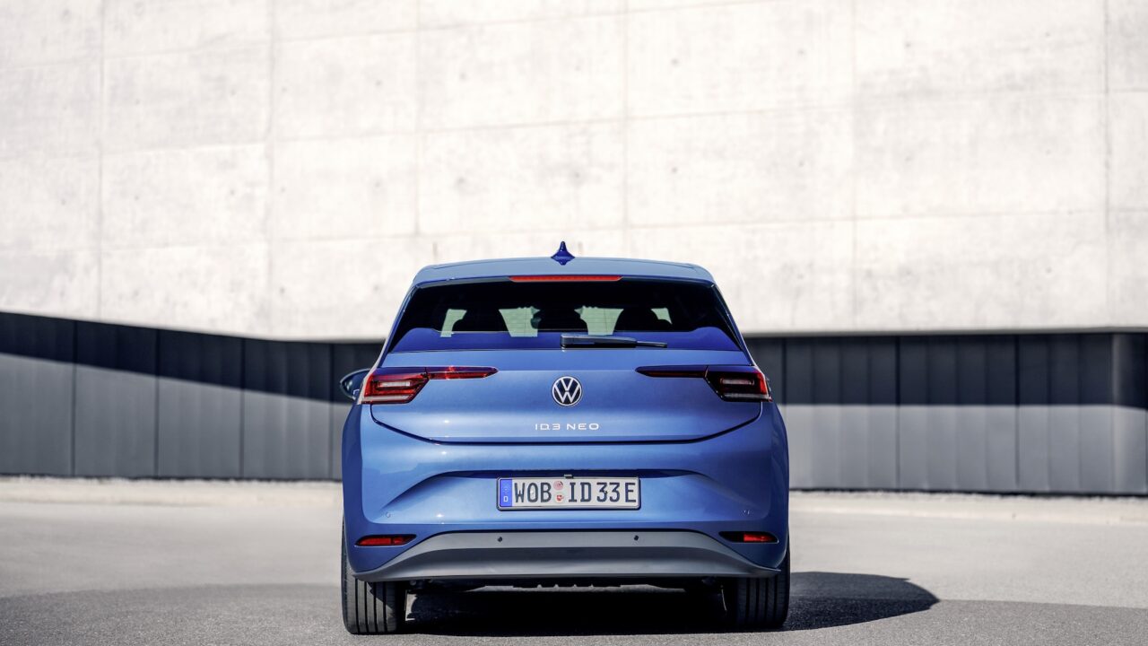 Achterkant Volkswagen ID.3 Neo