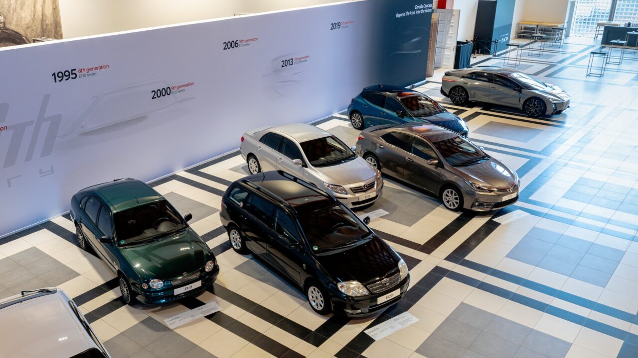 Diverse generaties Toyota Corolla