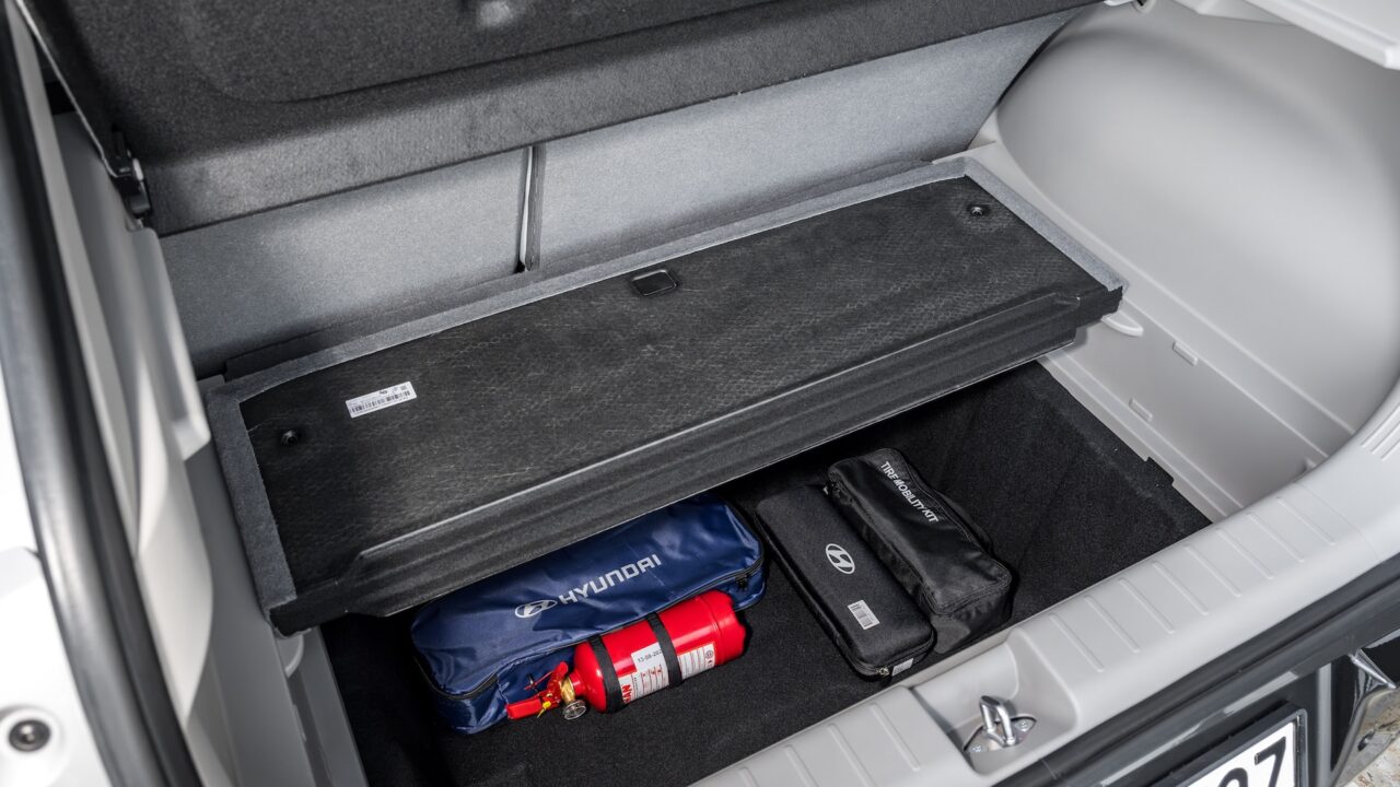 De bagageruimte van de Hyundai IONIQ 3