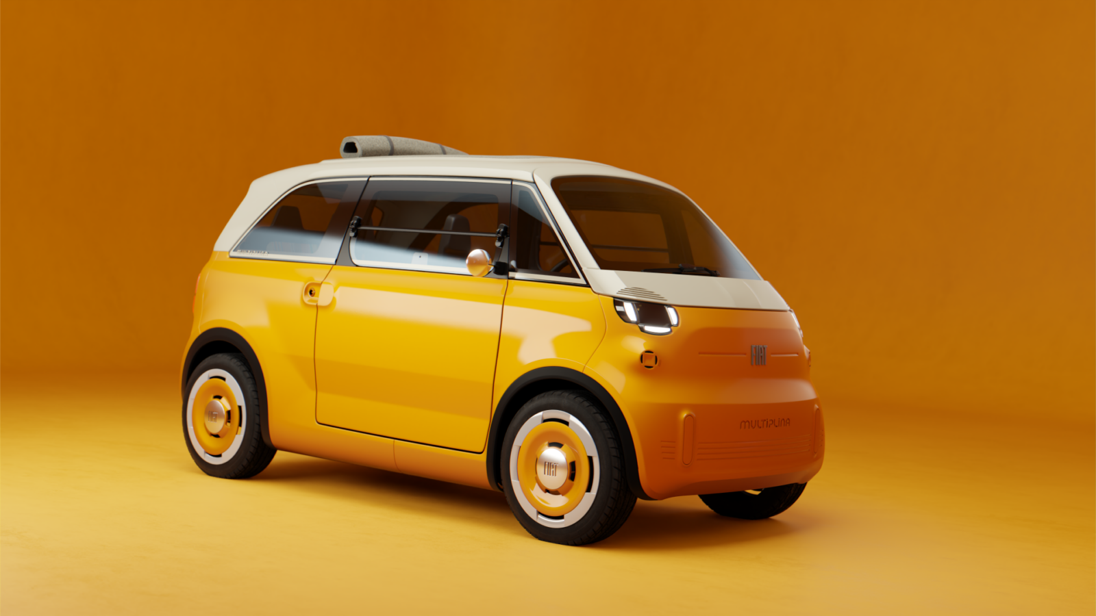 Fiat Multiplina: vier personen in een auto van 3 meter ...