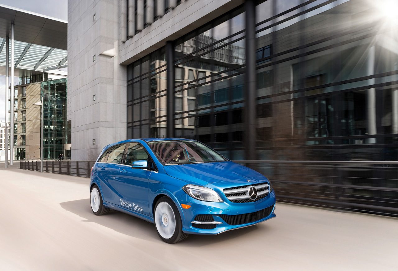 Elektrische Mercedes B-klasse is er klaar voor ...