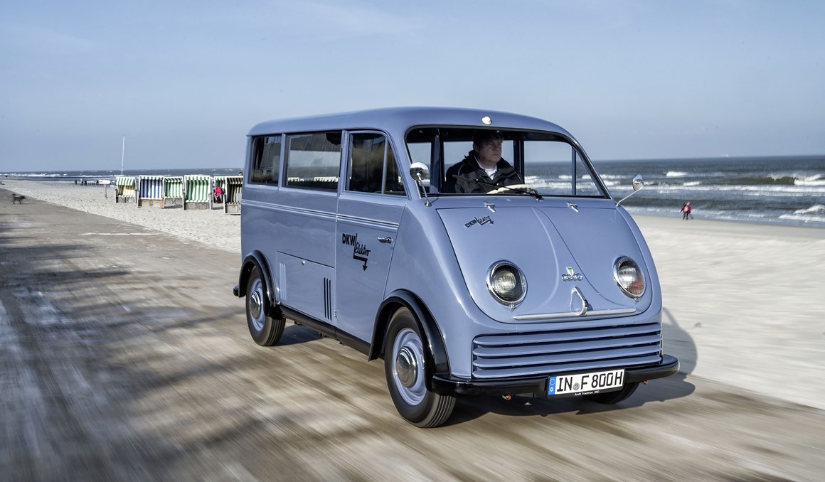 Deze elektrische bus is een Audi ...