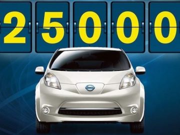 25.000ste Nissan LEAF verkocht in Amerika ...