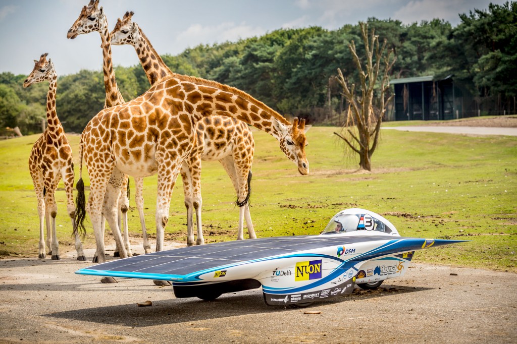 Op zonne-energie door de dierentuin ...
