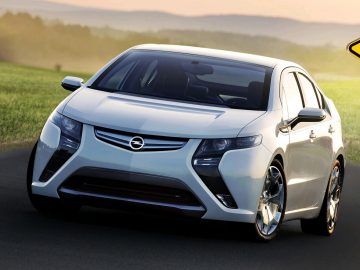 Uitzwaaien Opel Ampera ...