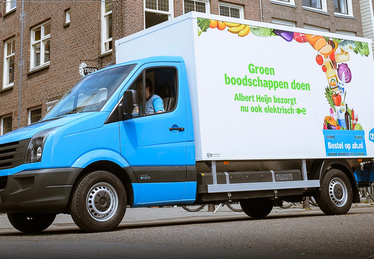 Albert Heijn bezorgt elektrisch in Amsterdam ...