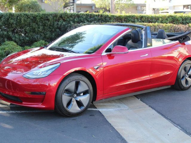 Wat vinden we van een Tesla Model 3 Cabrio? ...