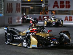 RIYADH STREET CIRCUIT, SAUDI ARABIA - FEBRUARY 27: Jean-Eric Vergne (FRA) DS Tec ...