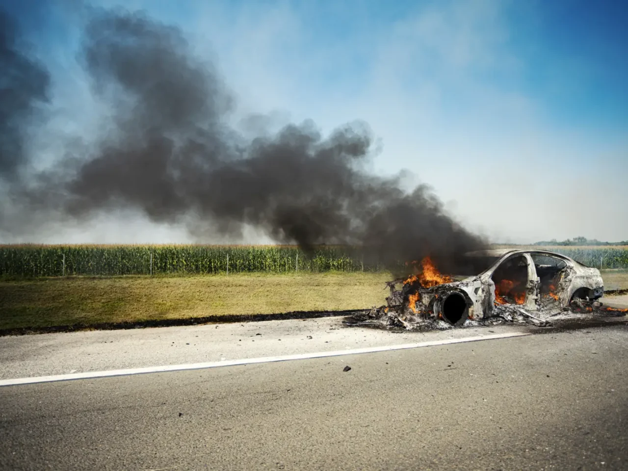 Wat gebeurt er bij brand van je elektrische auto? ...